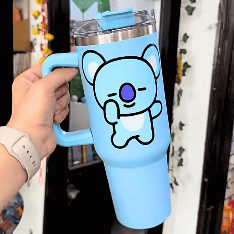 Copo Térmico Quencher BTS BT21 Personalizado – Edição Limitada (1.2L)