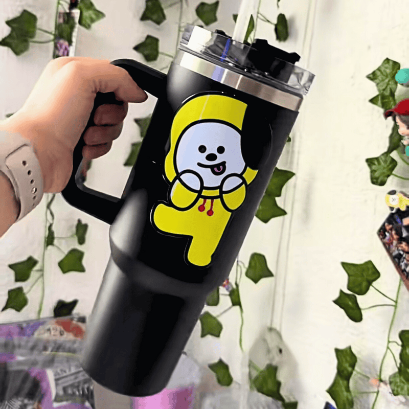 Copo Térmico Quencher BTS BT21 Personalizado – Edição Limitada (1.2L)