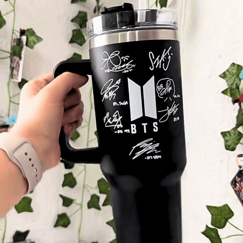 Copo Térmico Quencher BTS BT21 Personalizado – Edição Limitada (1.2L)